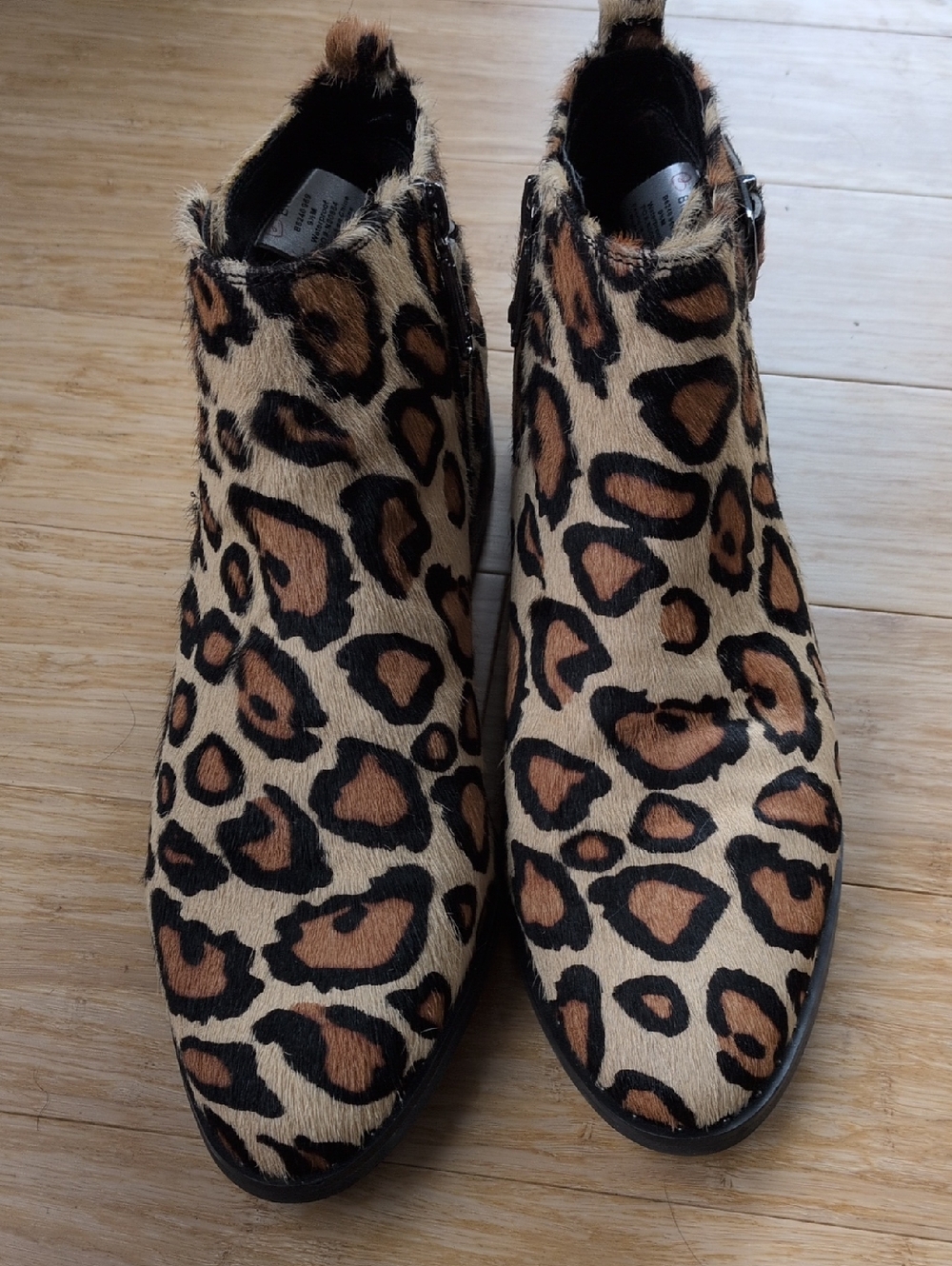 ✨sale Blondo Tami Leopard Print Waterproof Bootie Size 9.5 - Picture 10 of 12